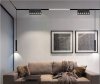 Lampa magnetyczna LED 30W 4000K szynowa liniowa czarna 48V